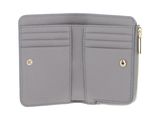 COCCINELLE Metallic Soft Wallet Grained Leather Light Grey COCCINELLE Metallic Soft Wallet Grained Leather Light Grey