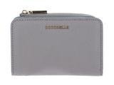 COCCINELLE Metallic Soft Wallet Grained Leather Light Grey COCCINELLE Metallic Soft Wallet Grained Leather Light Grey