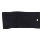 COCCINELLE Metallic Soft Wallet Grained Leather Noir COCCINELLE Metallic Soft Wallet Grained Leather Noir