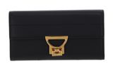COCCINELLE Arlettis Wallet Grained Leather Noir COCCINELLE Arlettis Wallet Grained Leather Noir