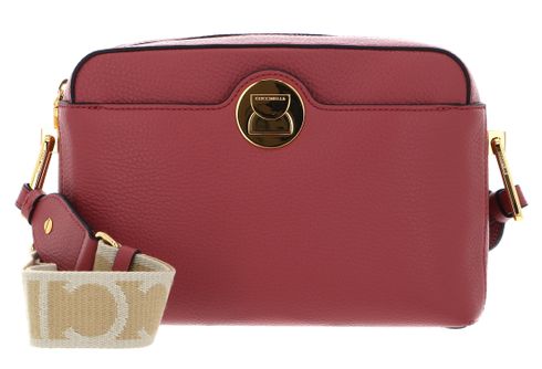 COCCINELLE Liya Signature Crossbody Grained Leather Pot