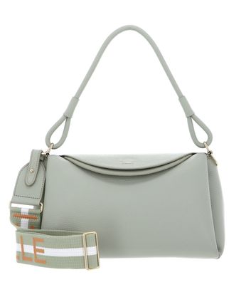 COCCINELLE Eclyps Handbag Grained Leather Celadon Green