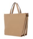 COCCINELLE Boheme Grana Double Handbag Double Grainy Leather Fre. Beige / Sunri