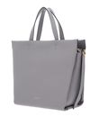 COCCINELLE Boheme Grana Double Handbag Double Grainy Leather Light Grey / Noir