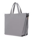 COCCINELLE Boheme Grana Double Handbag Double Grainy Leather Light Grey / Noir