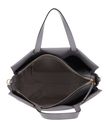COCCINELLE Boheme Grana Double Handbag Double Grainy Leather Light Grey / Noir