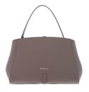 COCCINELLE Chara Handbag Grained Leather Warm Taupe