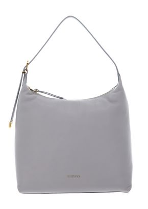 COCCINELLE Coccinelle Gleen Handbag Grained Leather Light Grey