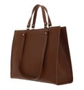 LANCASTER Foulonne Double Tote Bag XL Camel In Orange LANCASTER Foulonne Double Tote Bag XL Camel In Orange