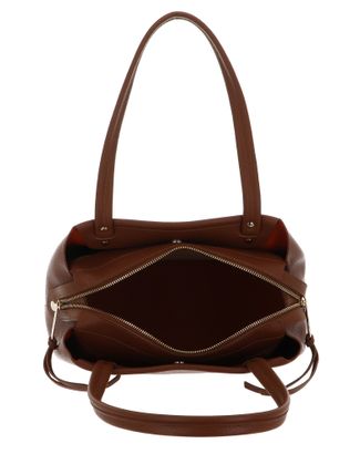 LANCASTER Foulonne Double Tote Bag M Camel In Orange | Buy