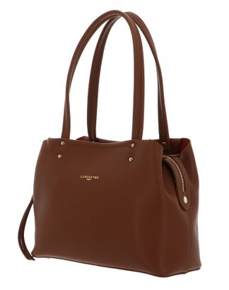 LANCASTER Foulonne Double Tote Bag M Camel In Orange | Buy