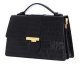 LANCASTER Exotic Croco Ily Handbag L Noir LANCASTER Exotic Croco Ily Handbag L Noir