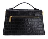 LANCASTER Exotic Croco Ily Handbag L Noir LANCASTER Exotic Croco Ily Handbag L Noir