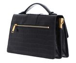 LANCASTER Exotic Croco Ily Handbag L Noir LANCASTER Exotic Croco Ily Handbag L Noir