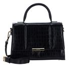 LANCASTER Exotic Trinity Handbag M Noir Croco LANCASTER Exotic Trinity Handbag M Noir Croco