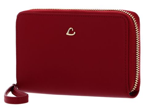 LANCASTER City Philos Zip Around Wallet Rouge