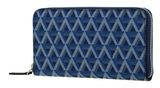 LANCASTER Ikon Organizer Wallet Bleue