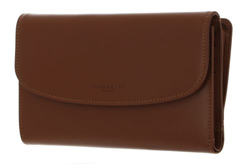 LANCASTER Paris PM Back To Back Organizer Wallet Camel
