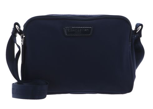 LANCASTER Basic Verni Crossbody Bag Bleu Fonce