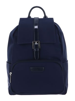 LANCASTER Basic Verni Backpack Bleu Fonce