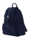 LANCASTER Basic Verni Backpack Bleu Fonce