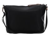 LANCASTER Maya Shoulder Bag Noir - Ecru - Nude