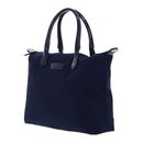 LANCASTER Basic Verni Tote Bag L Bleu Fonce