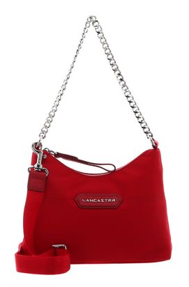 LANCASTER Basic Premium Mini Hobo Bag Rouge LANCASTER Basic Premium Mini Hobo Bag Rouge