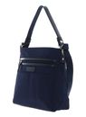 LANCASTER Basic Verni Shoulder Bag Bleu Fonce