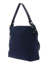 LANCASTER Basic Verni Shoulder Bag Bleu Fonce