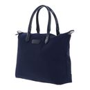 LANCASTER Basic Verni Handbag M Bleu Fonce