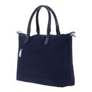 LANCASTER Basic Verni Handbag M Bleu Fonce