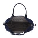 LANCASTER Basic Verni Handbag M Bleu Fonce