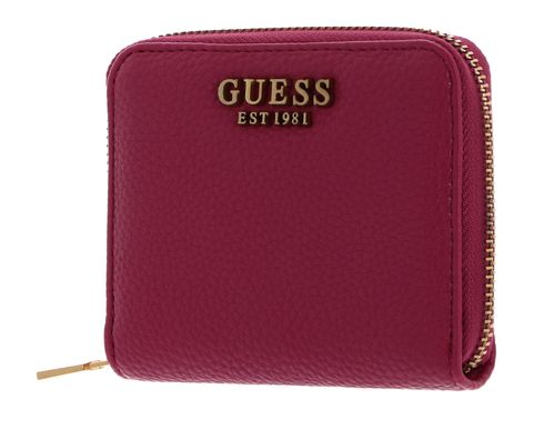 GUESS Laryn SLG Small Zip Around Wallet Fuchsia