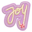 Lässig Textile Woven Reflective Sticker Joy Purple