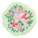 Lässig Textile Woven Reflective Sticker Joy Purple