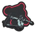 Lässig Textile Woven Reflective Sticker Skater