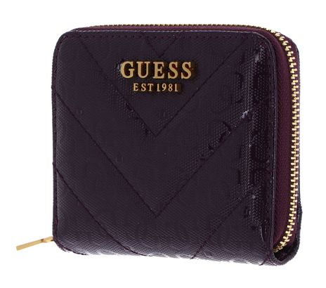 GUESS Jania Small Zip Around Amethyst
