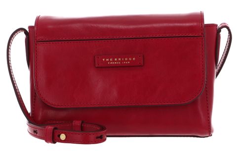 THE BRIDGE Elettra Crossbody Bag Berry abb. Oro