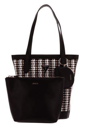 GUESS Emelda Tote Bag Black Multi