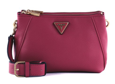 GUESS Laryn Large Hobo Double Zip Fuchsia