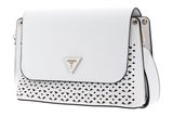 GUESS Meridian Flap Crossbody Bag White GUESS Meridian Flap Crossbody Bag White