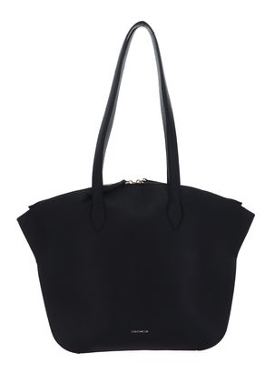 COCCINELLE Flare Shoulder Bag Grained Leather Noir