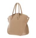 COCCINELLE Flare Hand Bag Grained Leather Fresh Beige COCCINELLE Flare Hand Bag Grained Leather Fresh Beige