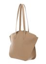 COCCINELLE Flare Shoulder Bag Grained Leather Fresh Beige COCCINELLE Flare Shoulder Bag Grained Leather Fresh Beige