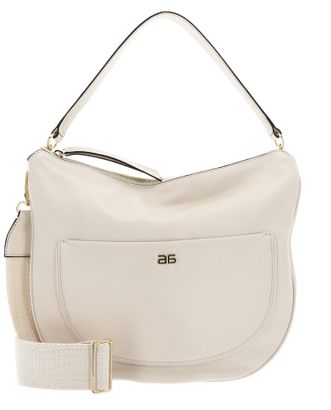 abro Leather Dalia Hobo Bag Clara L Beige