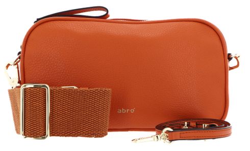 abro Leather Dalia Crossbody Bag Tina L Orange