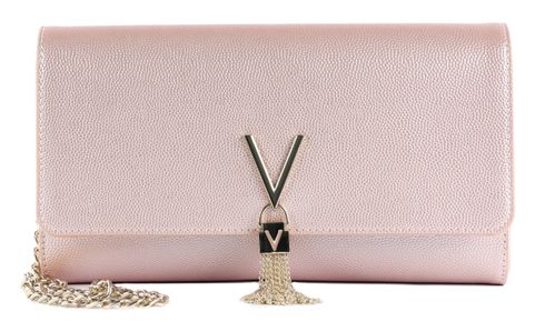 VALENTINO Divina Lady Clutch Rosa Metallizato