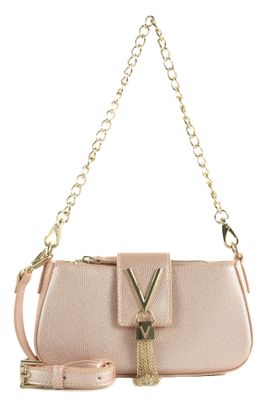 VALENTINO Divina Crossover Bag Rosa Metallizato