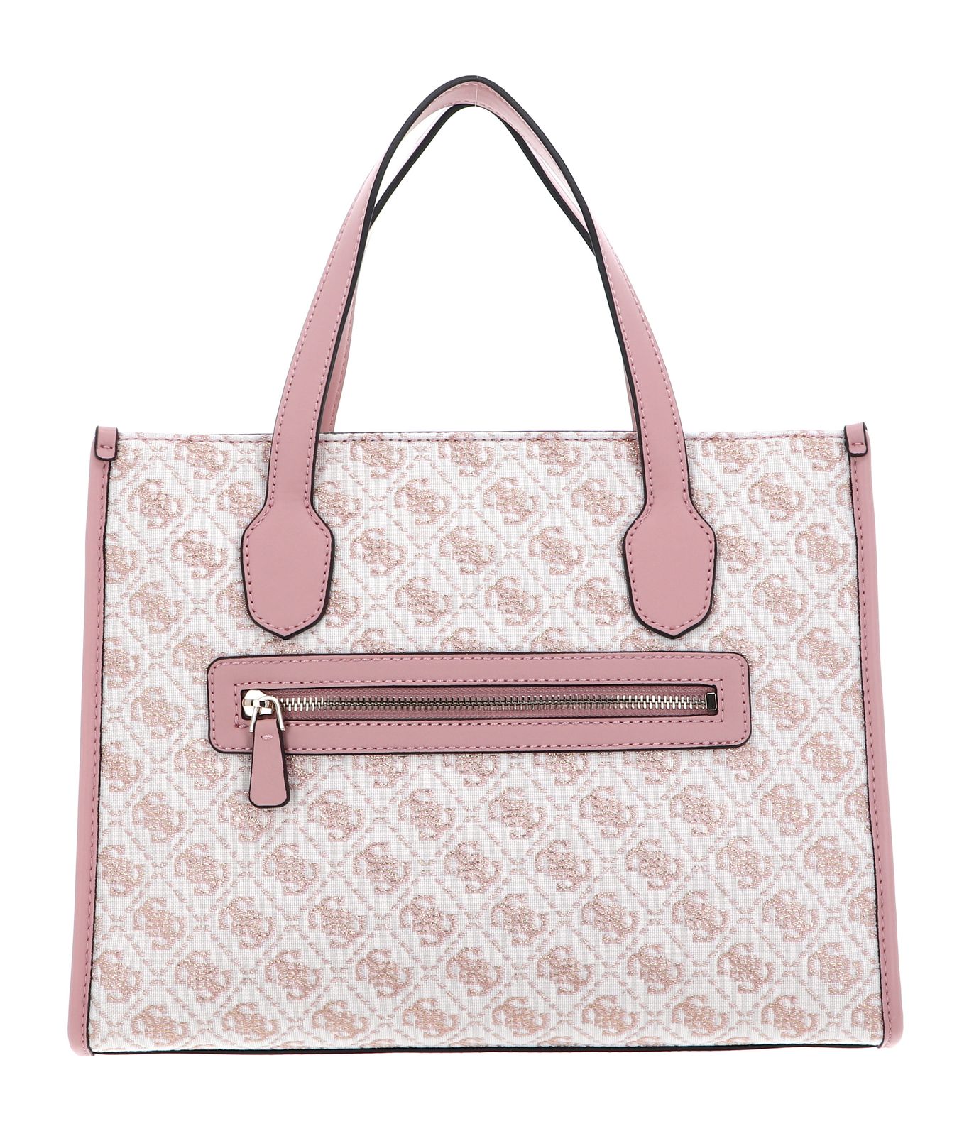 GUESS shoulder bag Izzy Two Compartment Tote Light Rose Logo | Buy bags ...